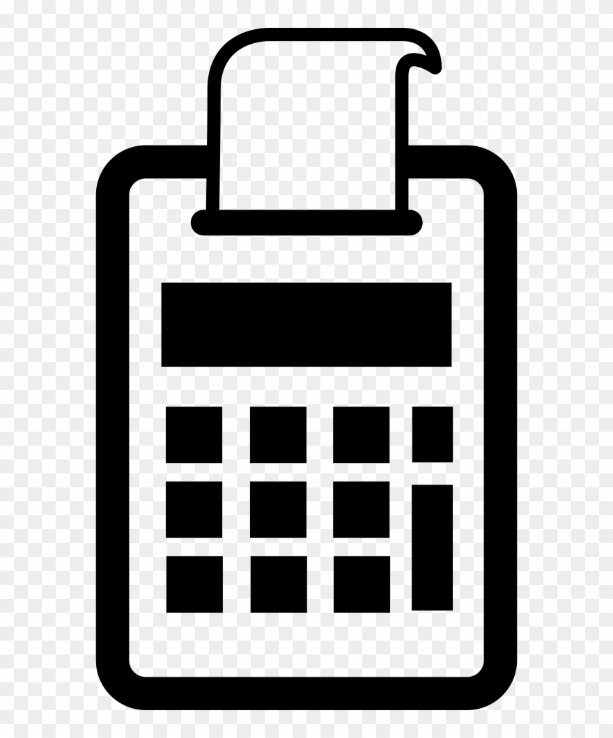 Png File - Print Calculator Icon Clipart
