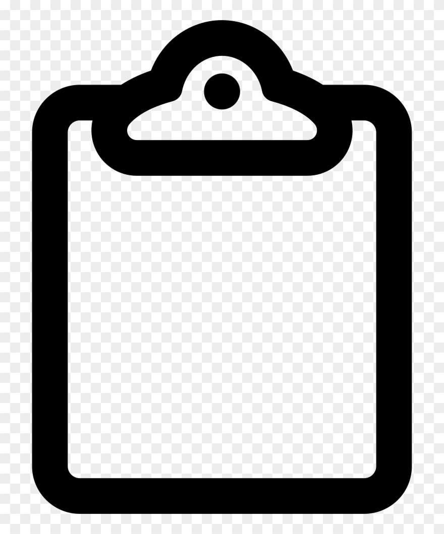 Png File Svg - Clip Board Logo Transparent Png