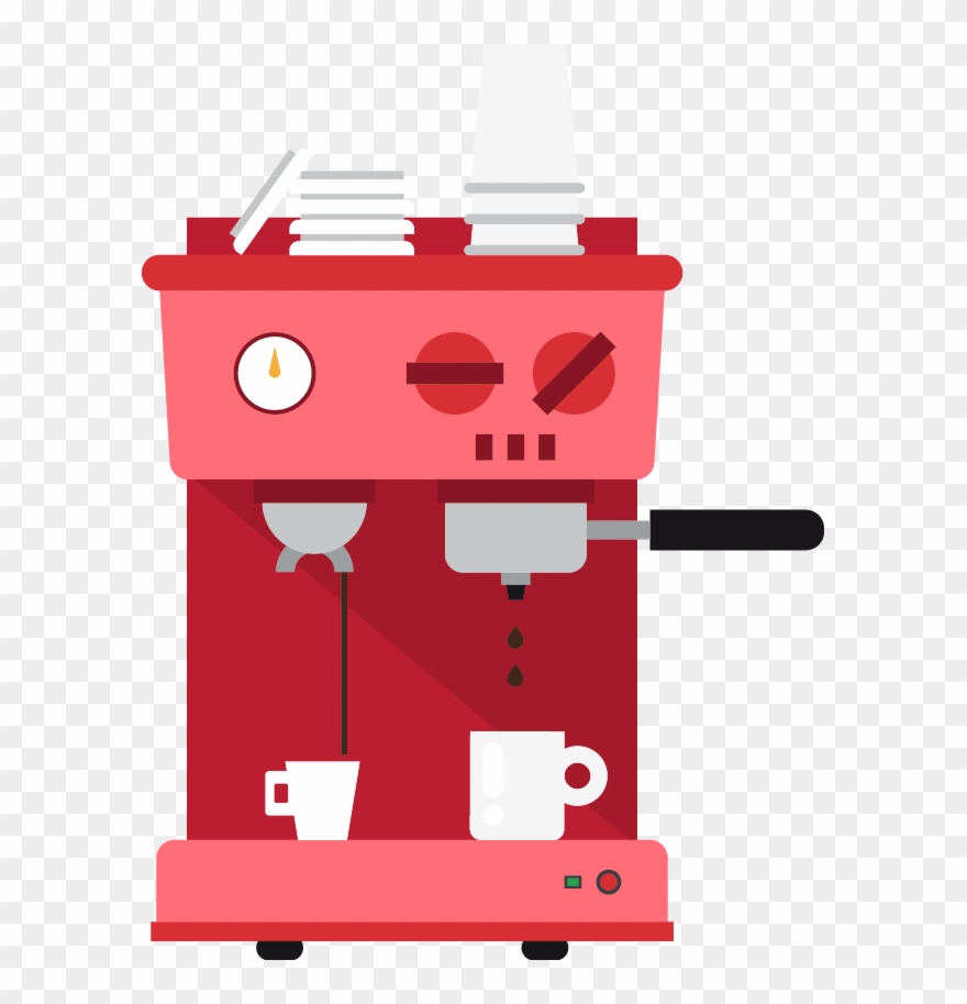 Free Online Beverage Machine Coffee Machine Vector - Cartoon Clipart