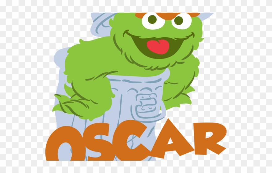 Oscar The Grouch Clipart Transparent - Cartoon - Png Download