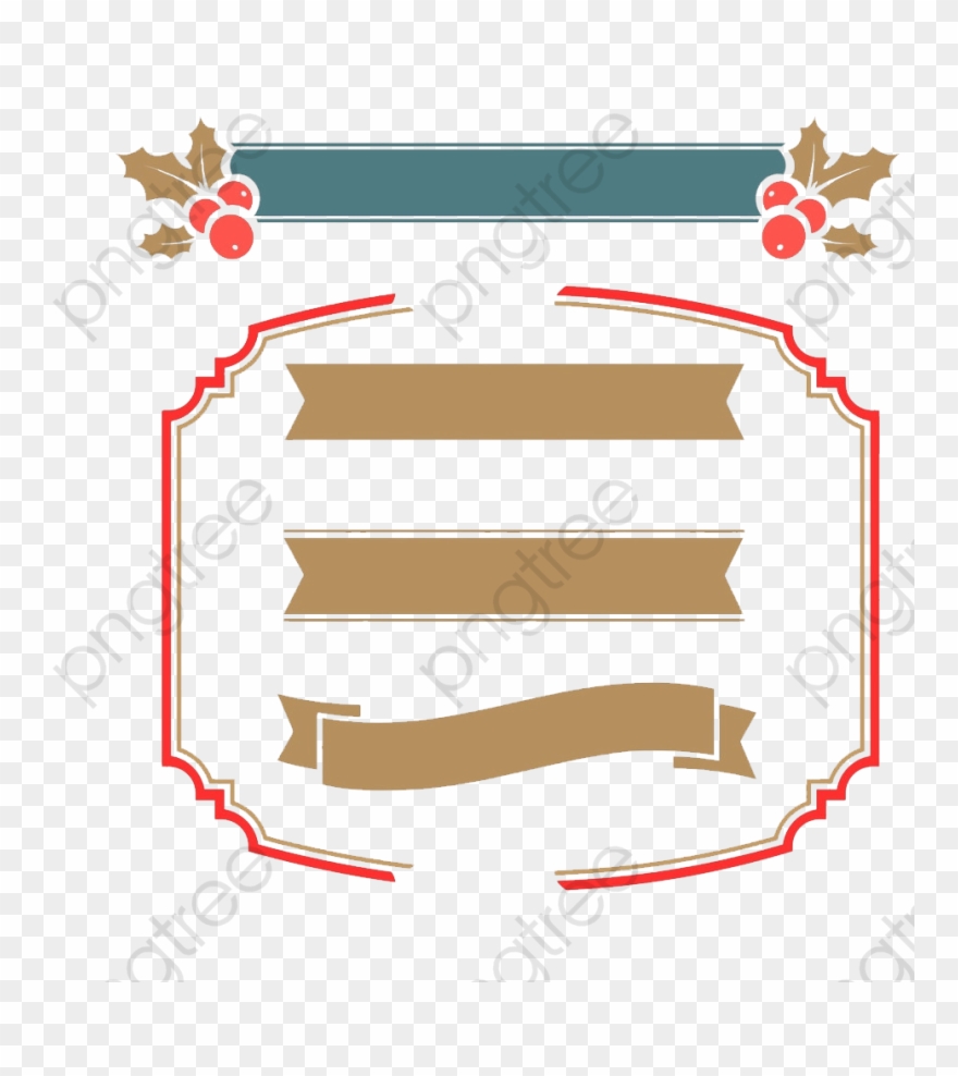 Border Border, Christmas Border, Ribbon, Leaf Png Transparent - Portable Network Graphics Clipart