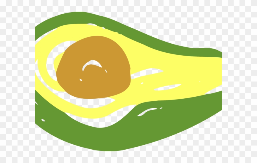 Avocado Clipart Yellow Vegetable - Png Download