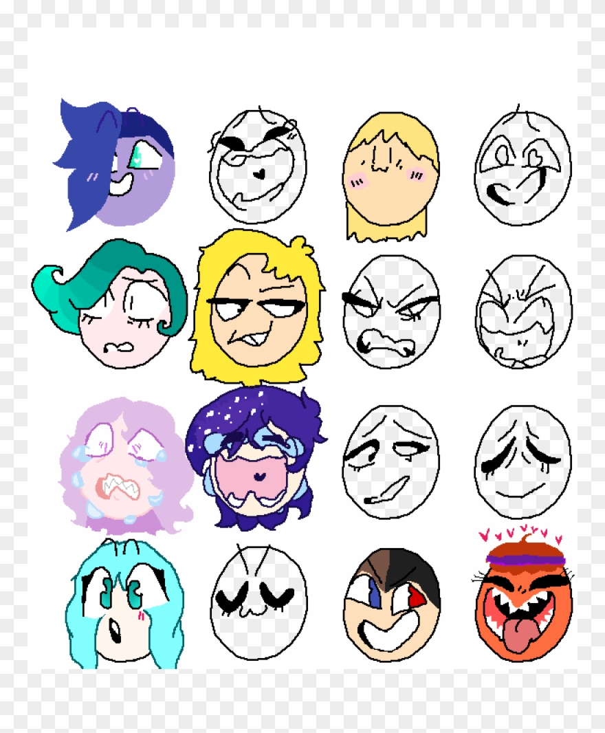 Love By Gay-man - Faces, Faces, Faces Clipart