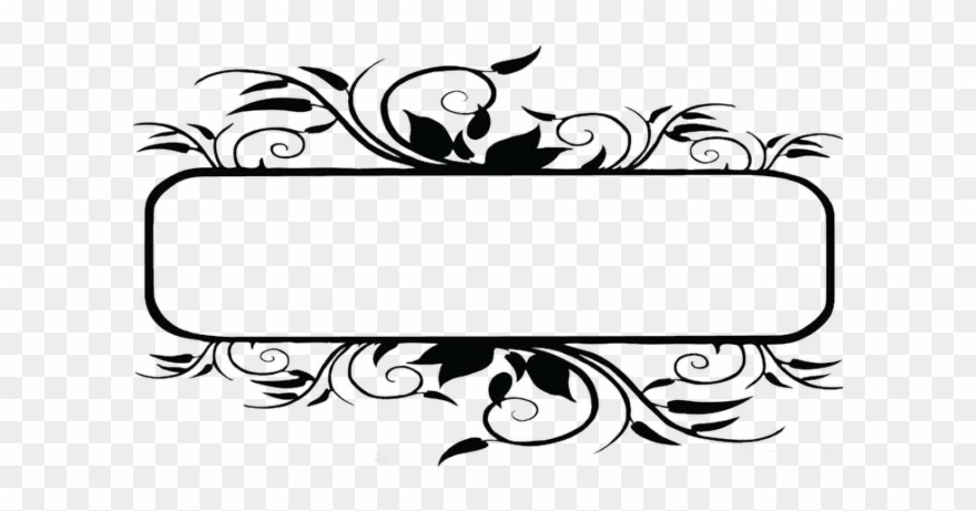 Juice Clipart Black And White - Text Box Design Png Transparent Png