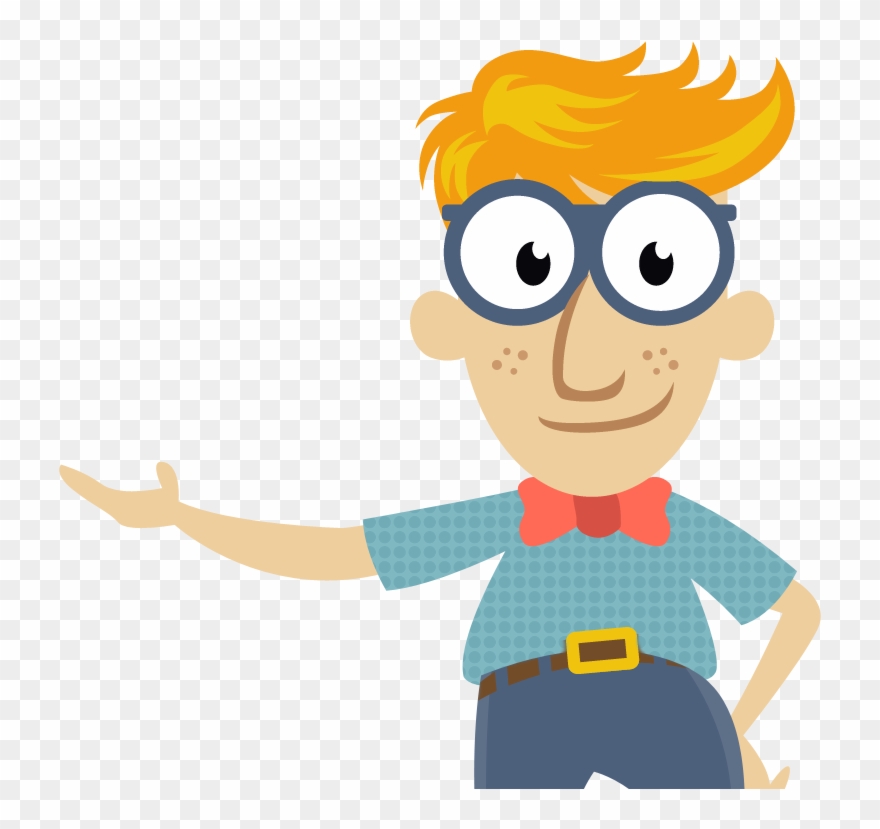 Geek Guy Big - Management Clipart
