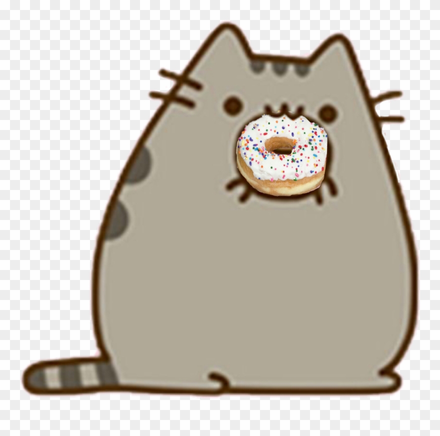 #pusheen #the #cat #pusheenthecat #dona #donuts🍩 #pusheendona - Pusheen Sticker Clipart