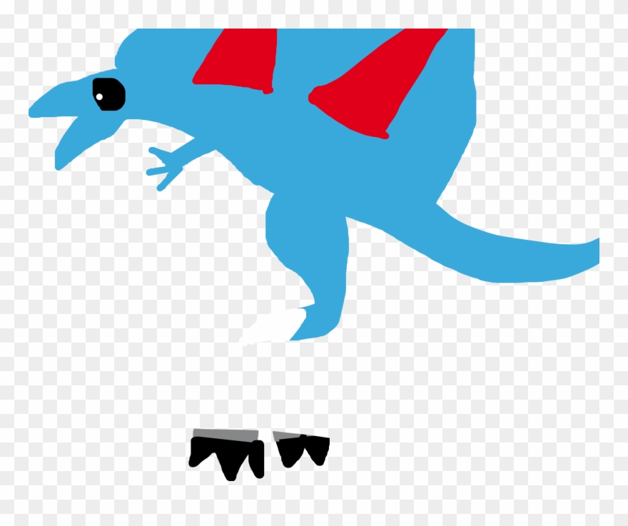 Super Spino Is A Spinosaurus That Drank Super Water Clipart
