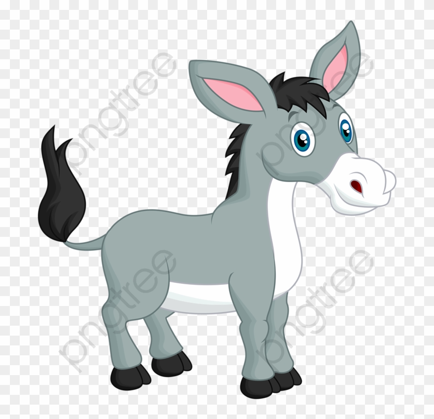 Animal Png Commercial - Mule Clipart Transparent Png