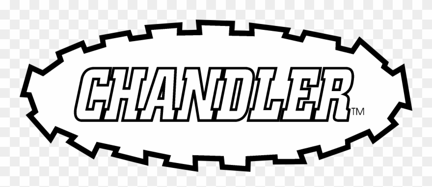 Chandler Skates Logo Black And White - Chandler Clipart