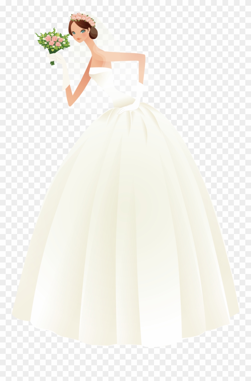 Bride Dress Png - Bride Clipart
