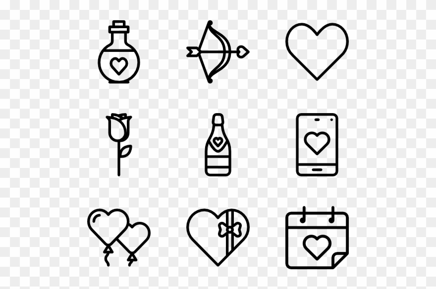 Love - Icon Chuột Clipart