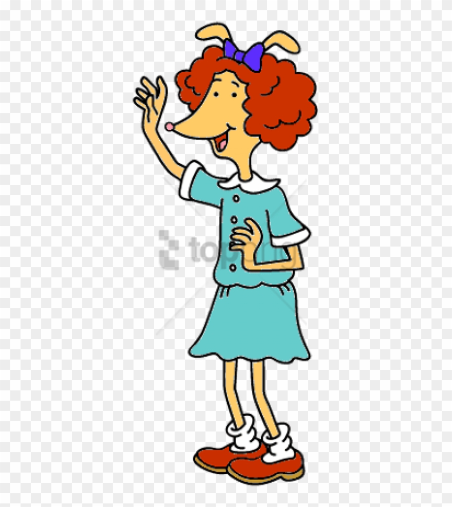 Download Character Prunella Waving Transparent Background - Arthur Characters Clipart