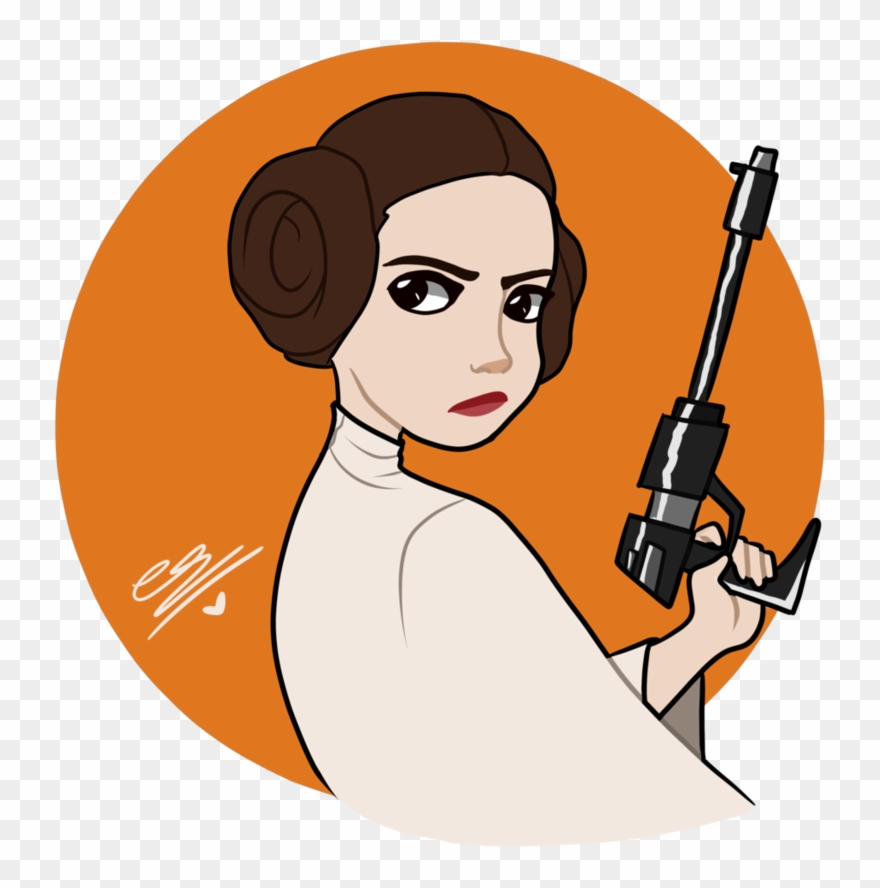 Princess Leia Clipart Chibi - Princess Leia Clipart - Png Download