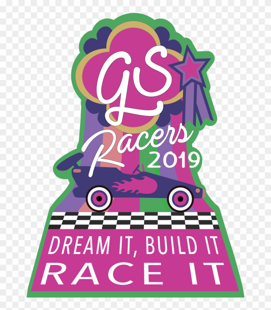Gs Racer 2019 Dream It, Race It Patch Clipart