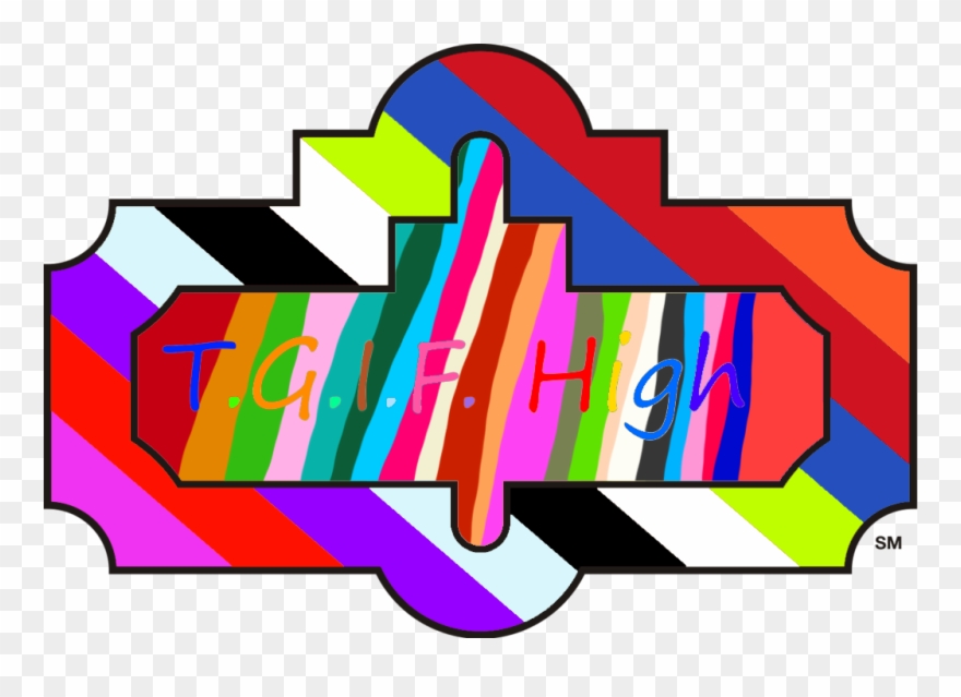 T - G - I - F - High With Few More Colors By Carebeargirl99 - Logo Of Tgi Fridays Clipart