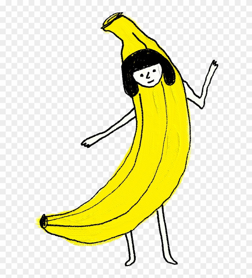 #banana #girl #lol #funny #hello #crazy #drawing #paint Clipart