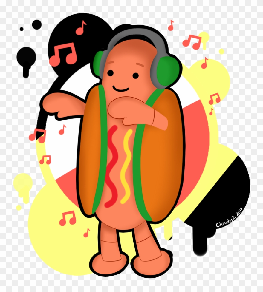 Dancing Hot Dog Png - Illustration Clipart
