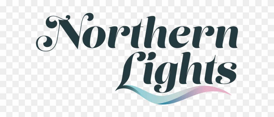 Logo On Behance - Northern Lights Calligraphy Clipart