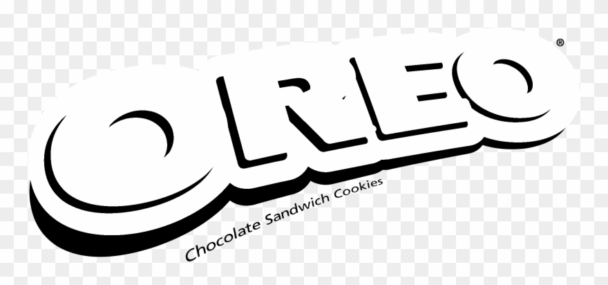 Oreo Logo Black And White - Oreo Clipart