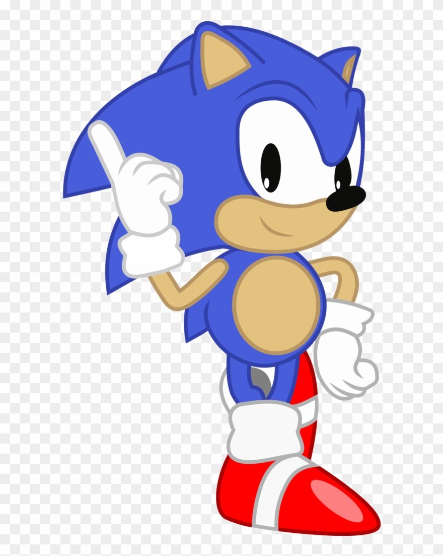 1024 X 1024 2 0 - Classic Sonic Vector Clipart