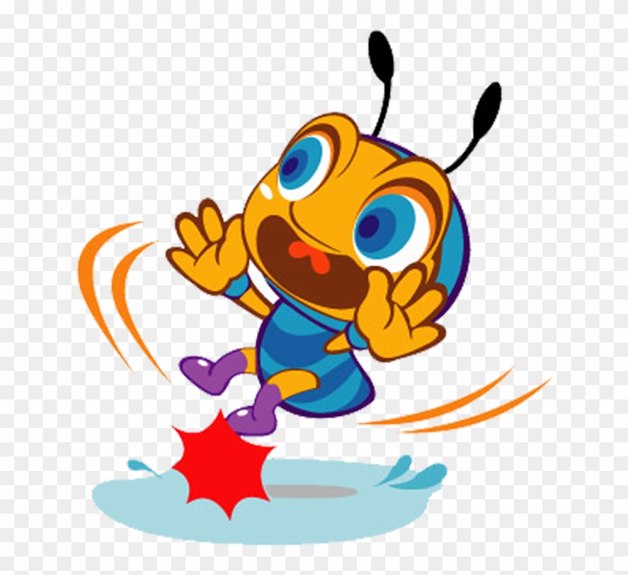 Ant Cartoon Euclidean Wrestling - Cartoon Clipart