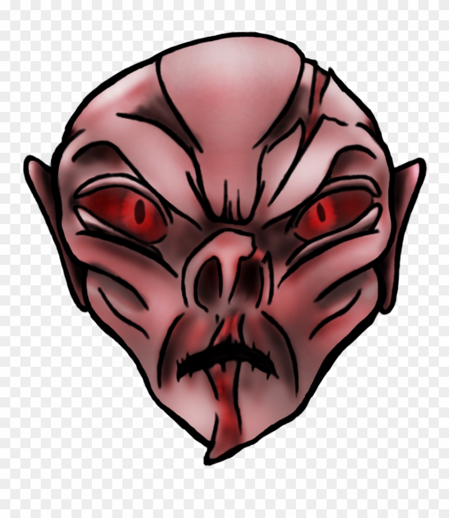 Face Of Mandrak The Mad Vampire - Illustration Clipart