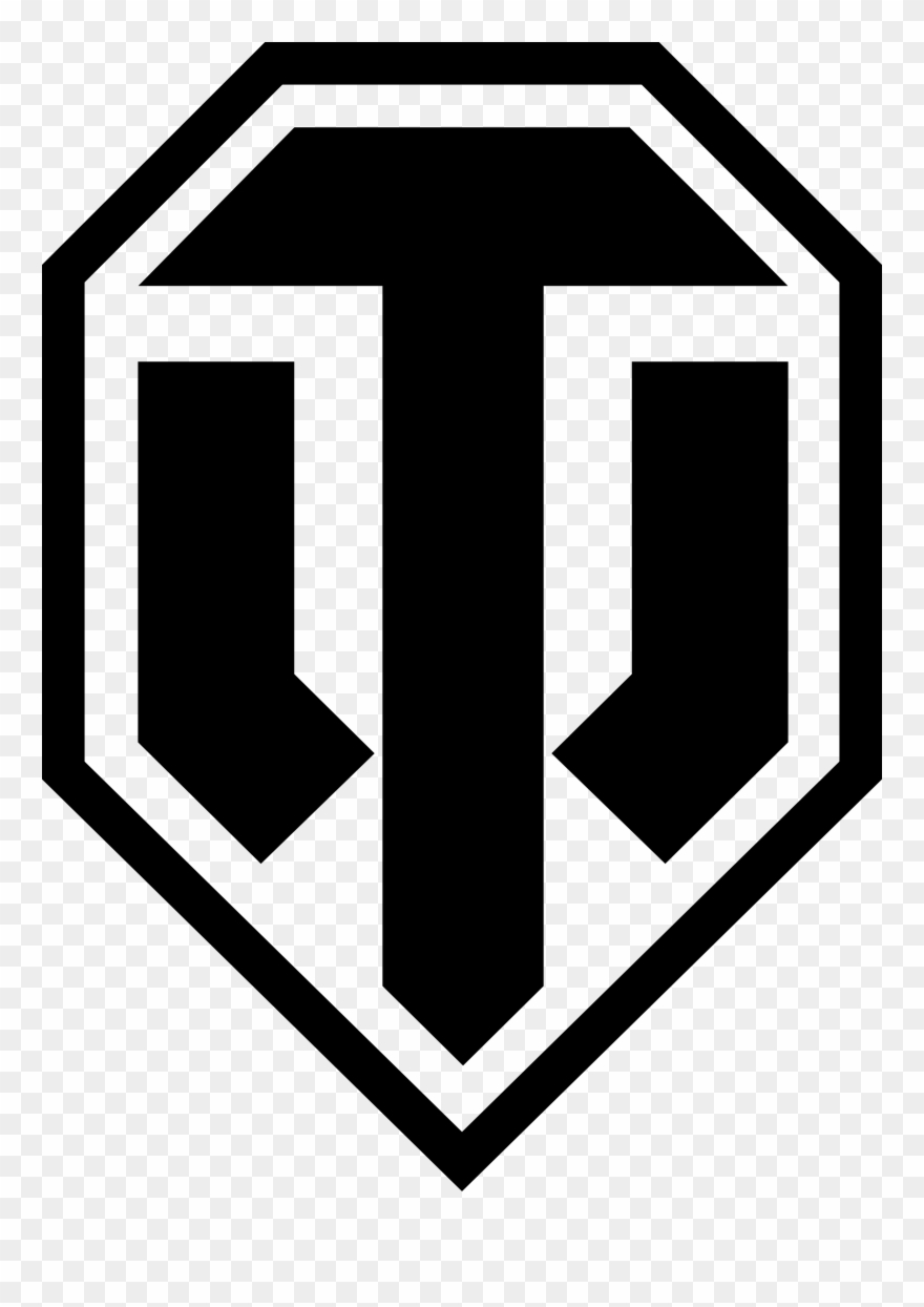 World Of Tanks Logo Black And White - World Of Tanks Logo Png Clipart