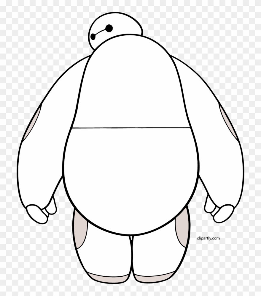 Baymax Back Png Clip - Cartoon Transparent Png