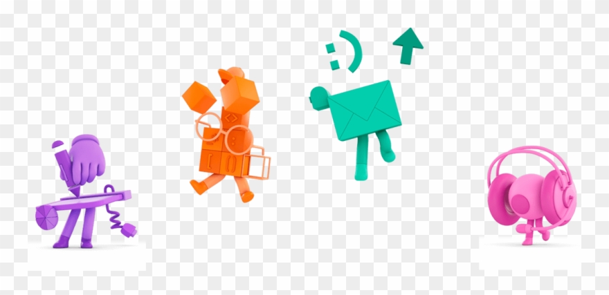 Toggl Characters Divider - Art Paper Clipart