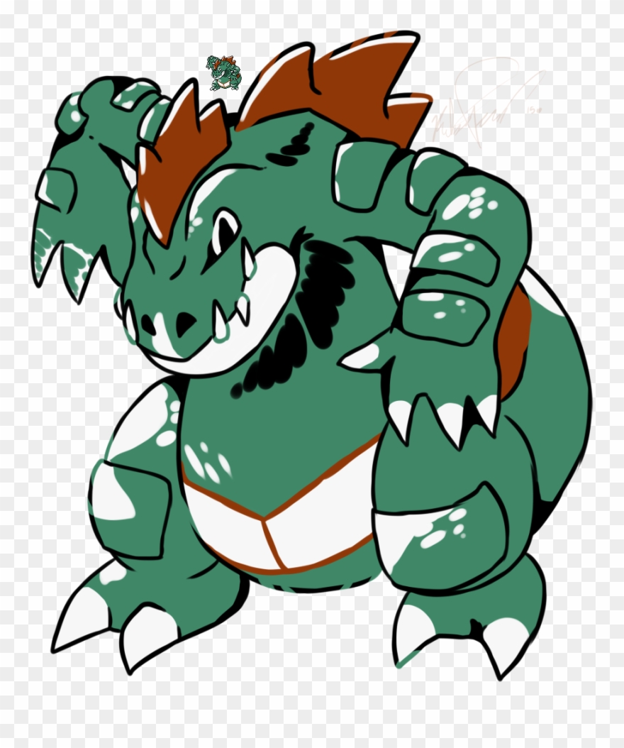 Silver Feraligatr - Pokemon Silver Feraligatr Sprite Clipart