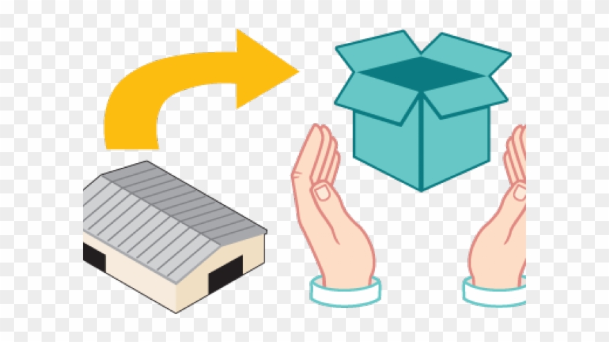 Warehouse Clipart Shipping Warehouse - Illustration - Png Download