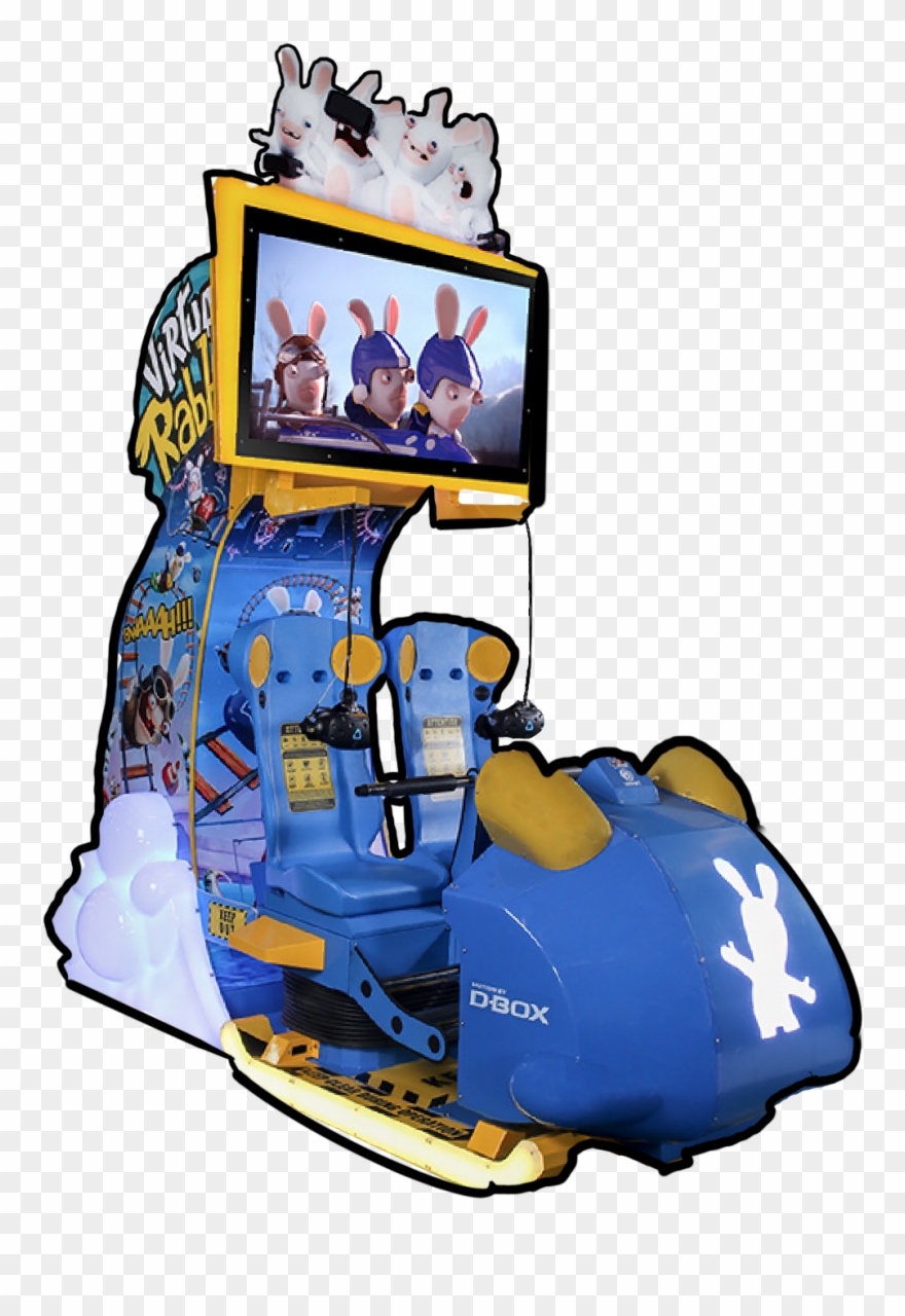 Hop On For The Ride Of Your Life Join The Wacky Rabbids - Game Clipart