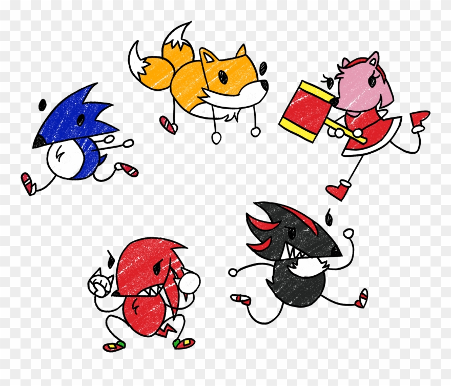 Temporary Sonic The Hedgehog Stickers On Storenvy - Cartoon Clipart
