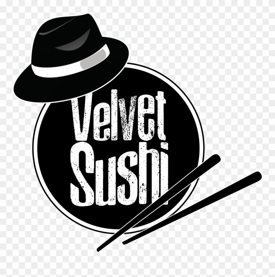 Velvet Sushi Jazz Band Website Design Logo - Illustration Clipart