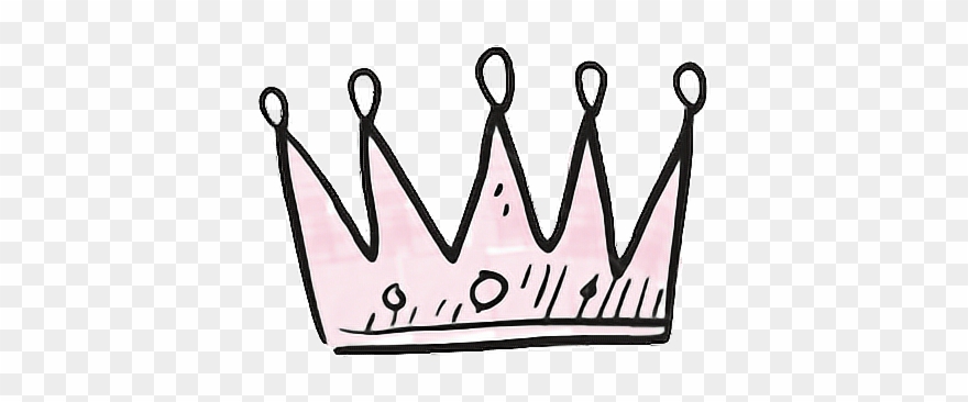 #sticker #crown #pink #pretty #aesthetic #tumblr #png - Crown Tumblr Png Clipart
