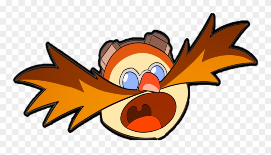 Eggman Surprised Face Clipart