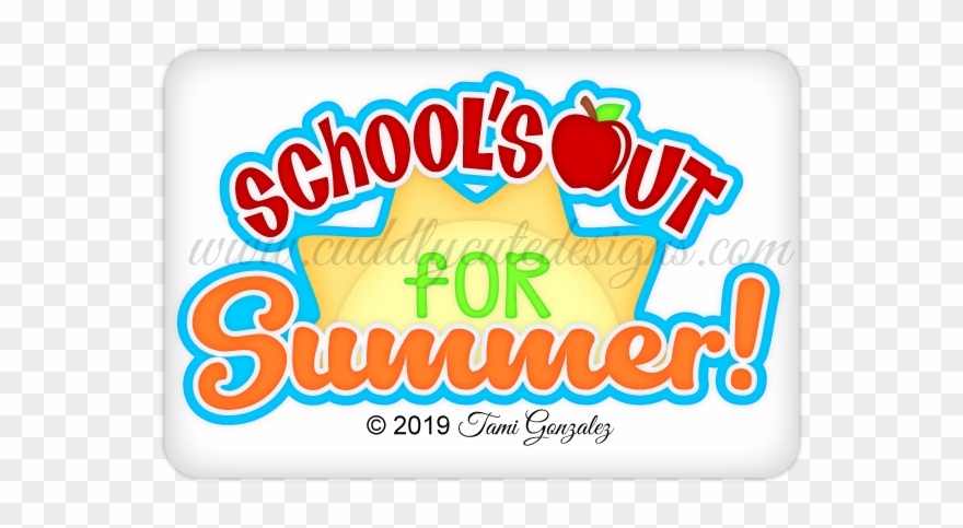 School's Out Title Clipart
