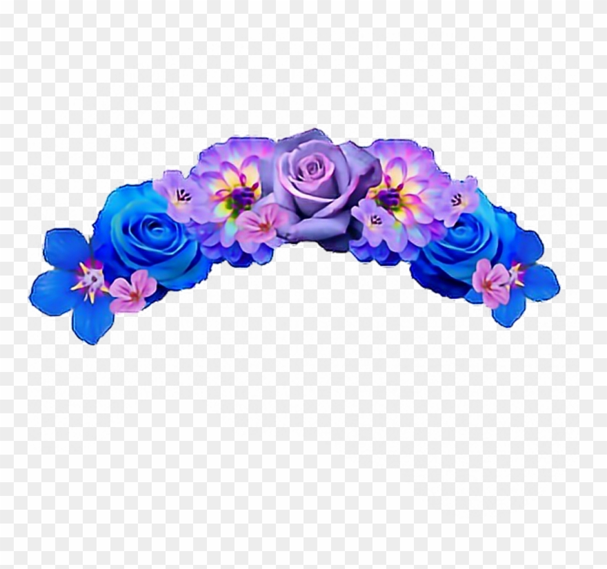 Hd Flowercrown Rose Snapchat - Flower Crown In Snapchat Clipart