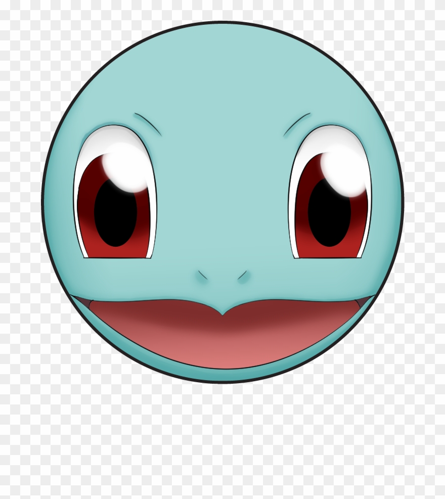 25" Or - Pokemon Squirtle Face Clipart