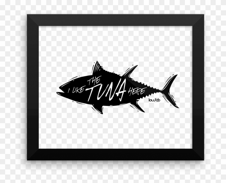 I Like The Tuna Here - Tiger Shark Clipart