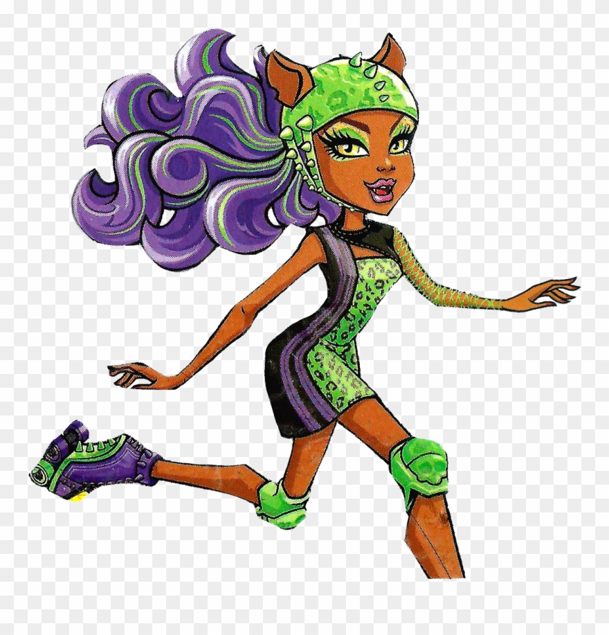 Skultimate Roller Maze - Clawdeen Sister Monster High Clipart