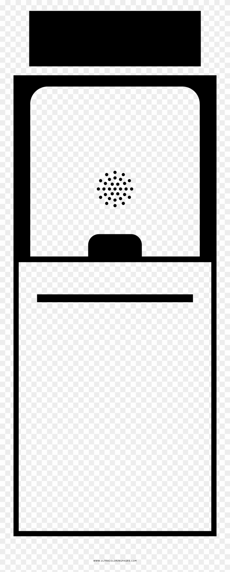 Ticket Booth Coloring Page Clipart