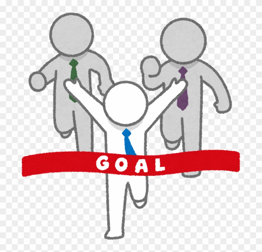 Person Goal Bō Stick Figure - ゴール イラスト Clipart