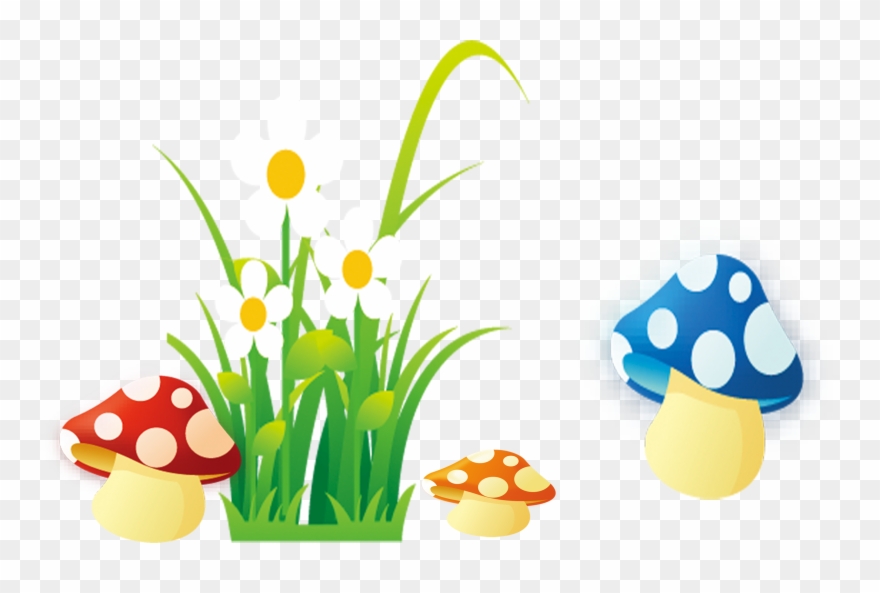 Grass Cartoon Png - Transparent Flower Cartoon Png Clipart
