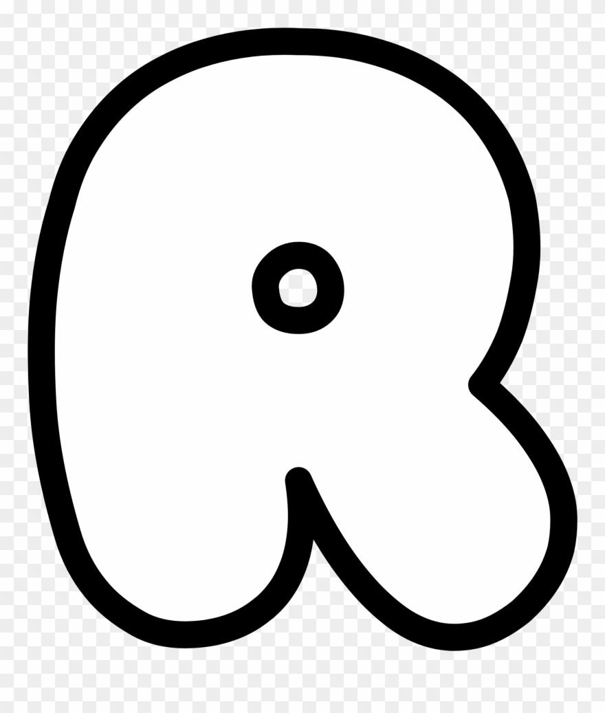 Great Bubble Letters Printable Nerdy Caterpillar This - Transparent Bubble Letter R Clipart
