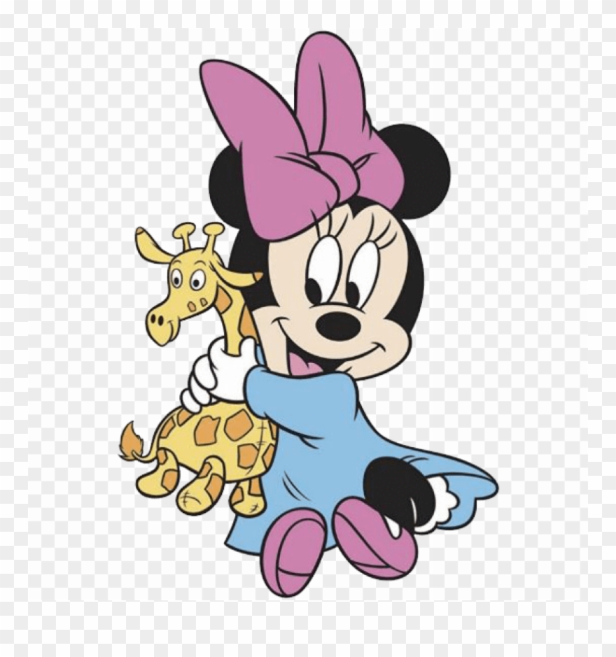 Minnie Mouse Baby Giraffe Clipart