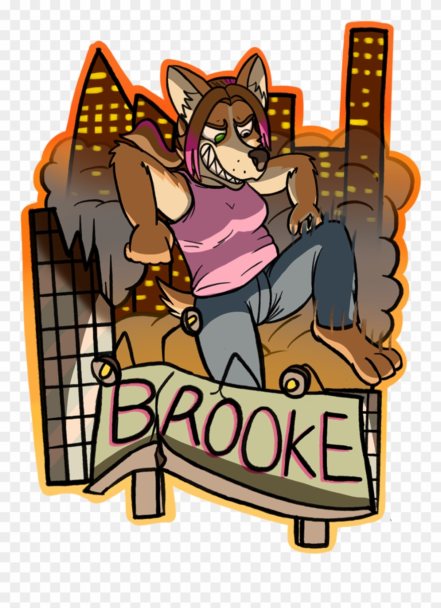 Blfc Badge Commission For Durnkcorgi - Cartoon Clipart