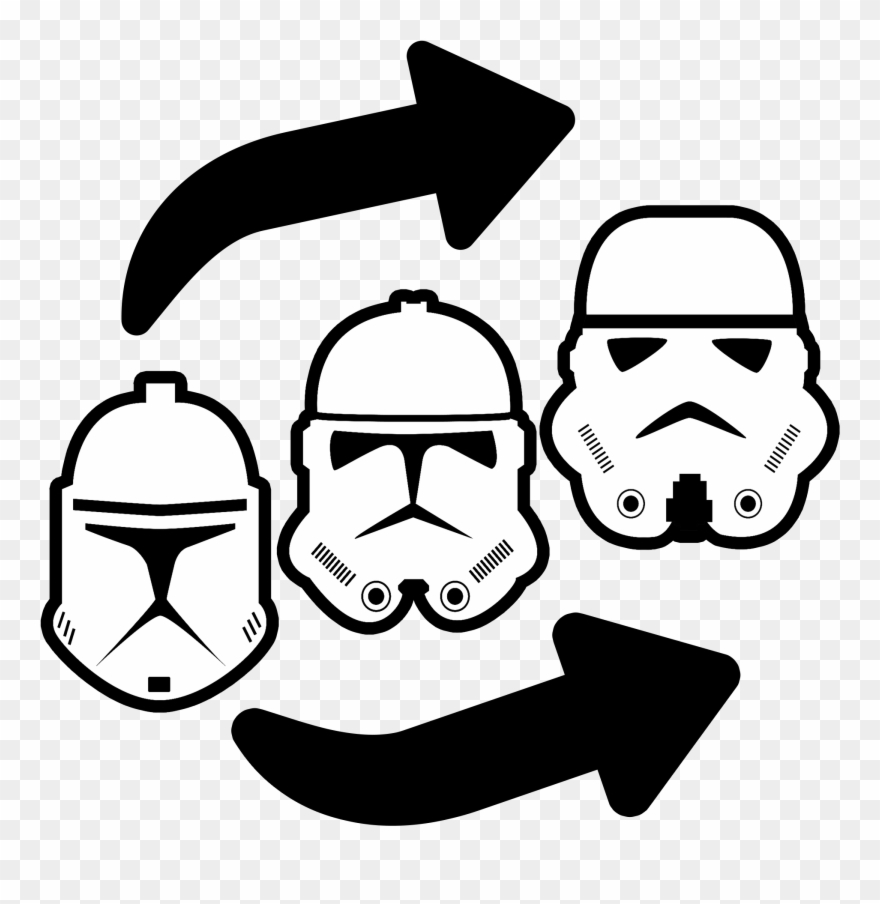 Built To Last - Stormtrooper Vs Clone Trooper Clipart