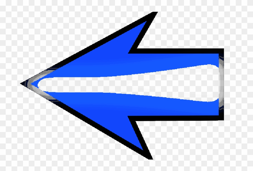Left, Blue, Arrow, Future, Direction, Clipart