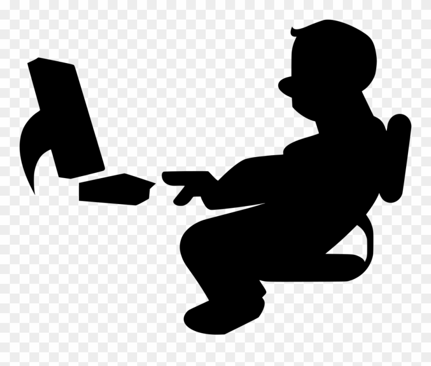 Komputer And User Clipart